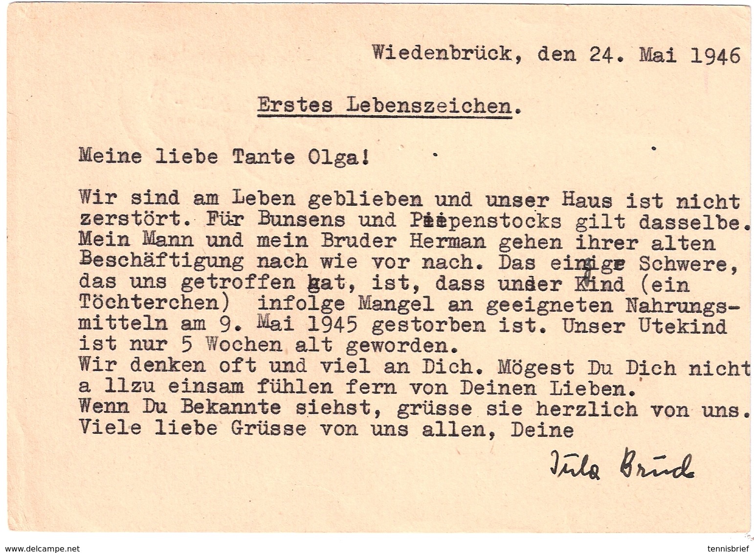 1946, Not-GA Ins Ausland  -Bedarf !   , A1741 - Cartas & Documentos