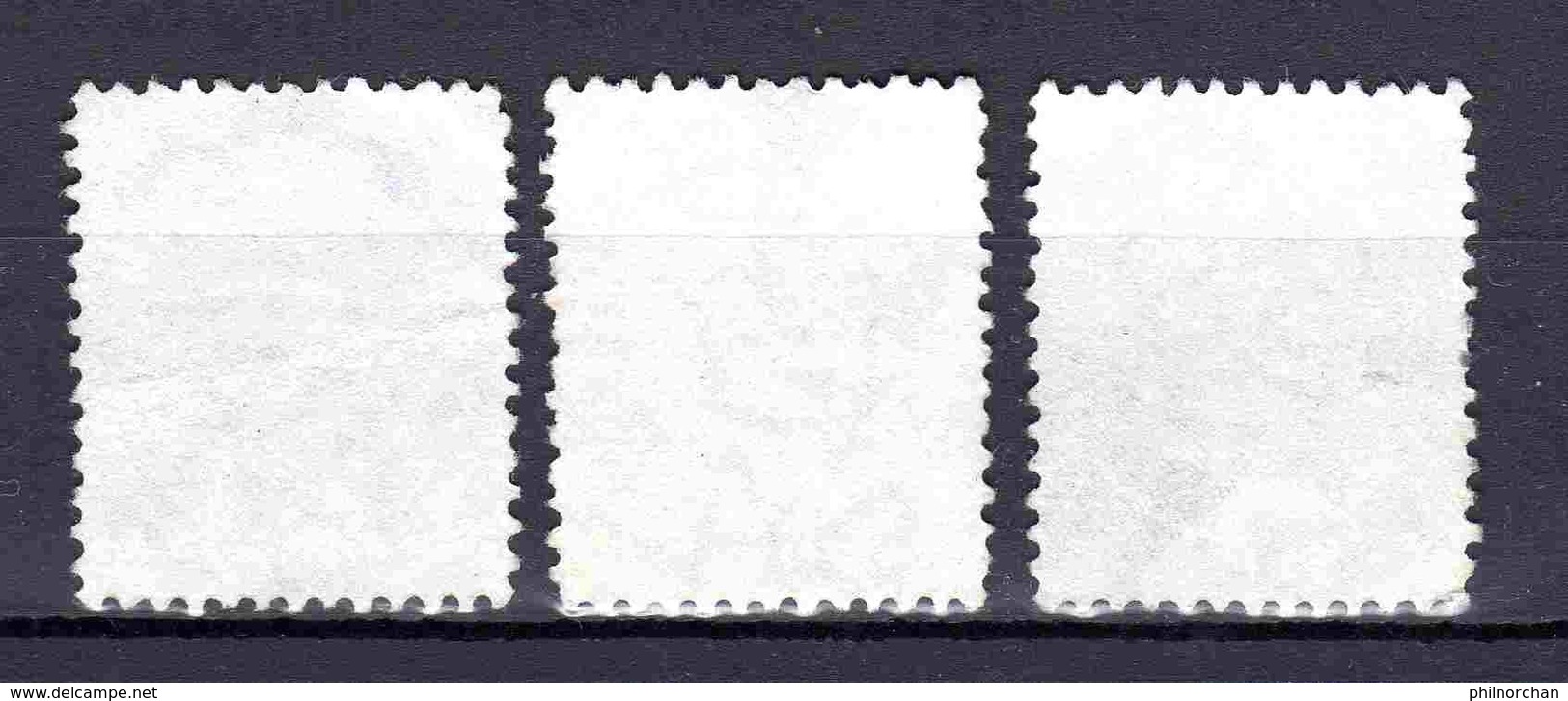 South Australia 1901 Victoria, Service N°39x3  Surcharges Décalées, Ex. N°1, 0,50 € (cote 3 €) - Used Stamps