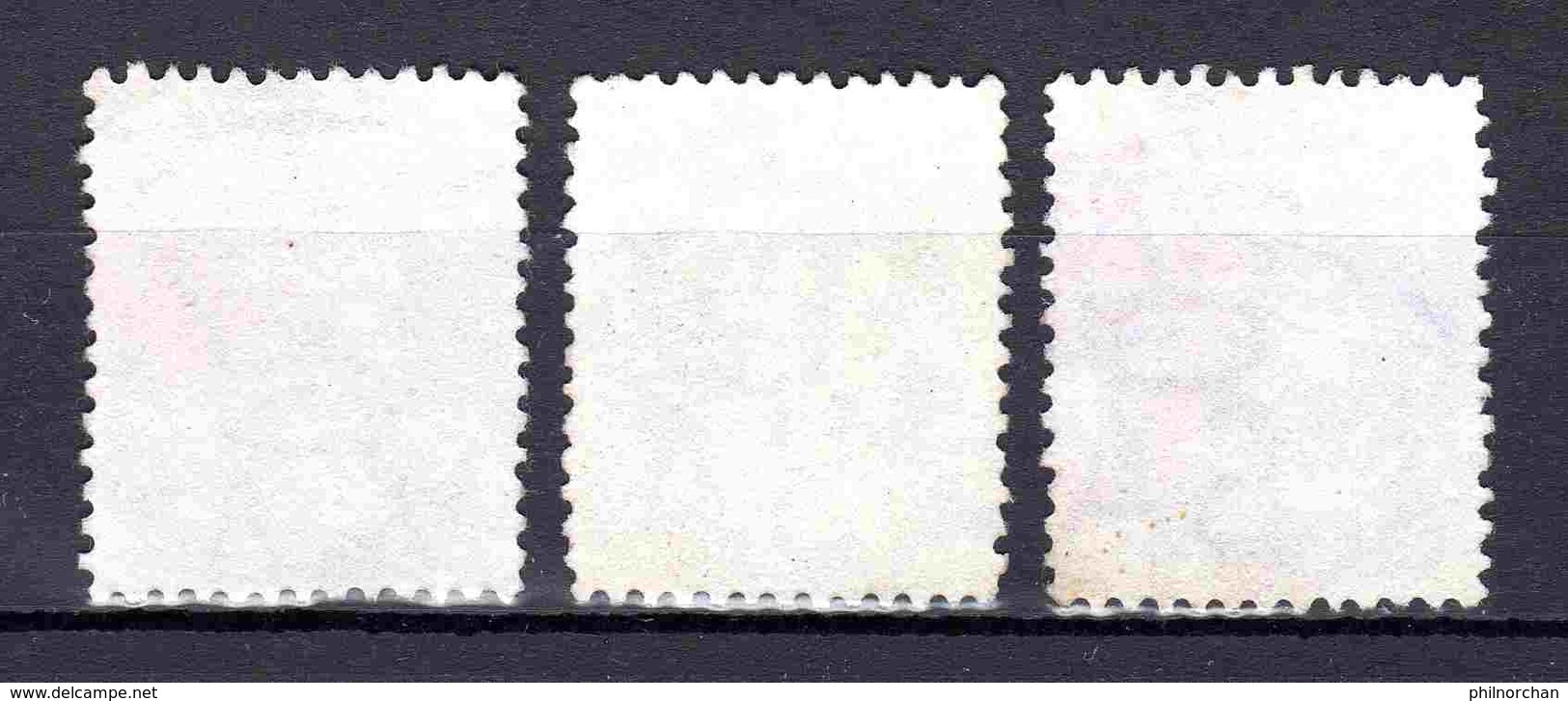 South Australia 1901 Victoria, Service N°39x3  Surcharges Décalées, Ex. N°2, 0,50 € (cote 3 €) - Used Stamps
