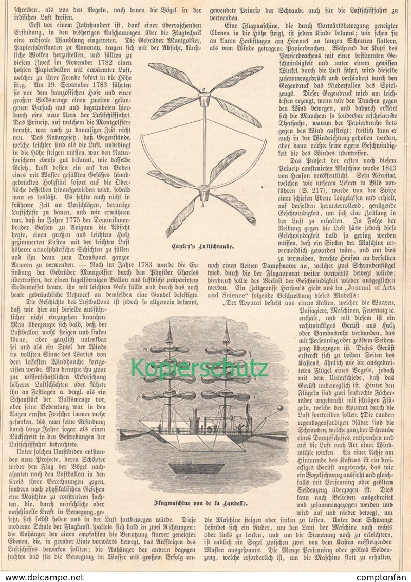 A102 224 100 Jahre Luftschifffahrt 1 Artikel Mit 5 Bildern Von 1882 !! - Andere & Zonder Classificatie