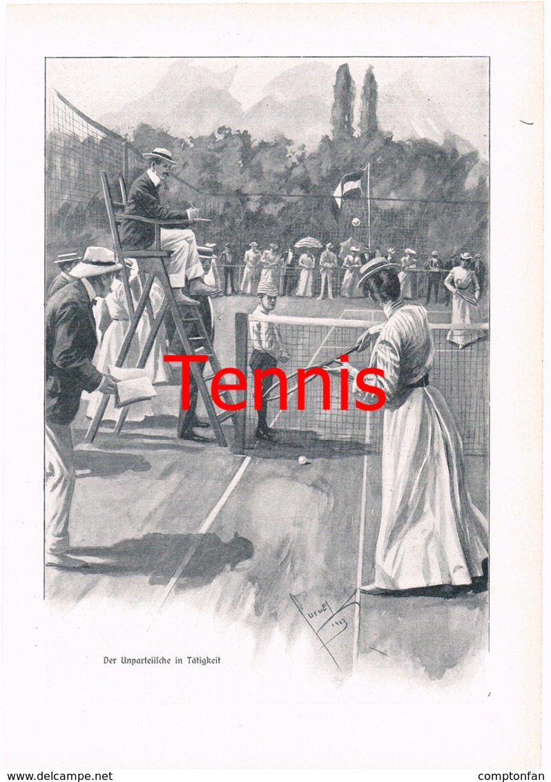 A102 264 Alfred Ehrmann Tennis Hamburg Artikel Mit 7 Bildern 1903 !! - Sport