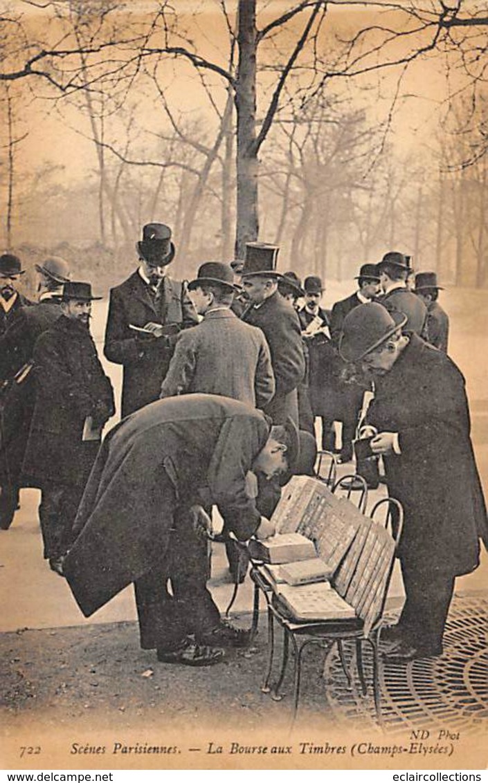 Paris   75   Les P'tits Métiers  La Bourse Aux Timbres   (voir Scan) - Champs-Elysées