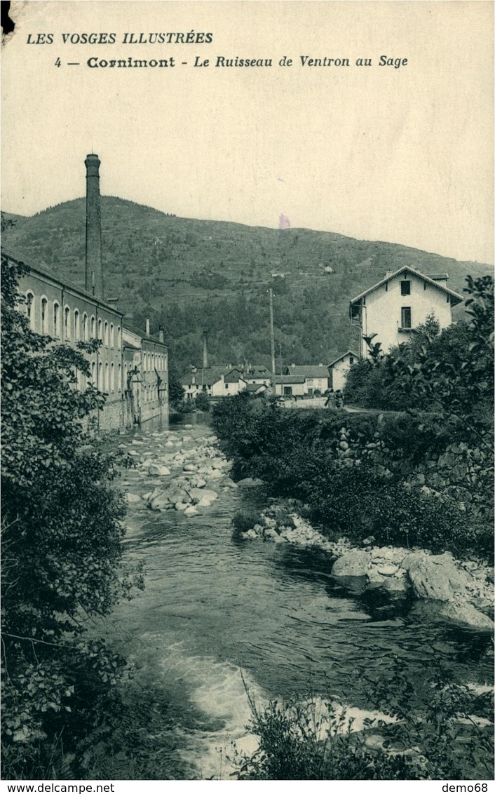 CORNIMONT Le Ruisseau De Ventron Au Sage (petit Manque En Haut à Gauche) - Cornimont