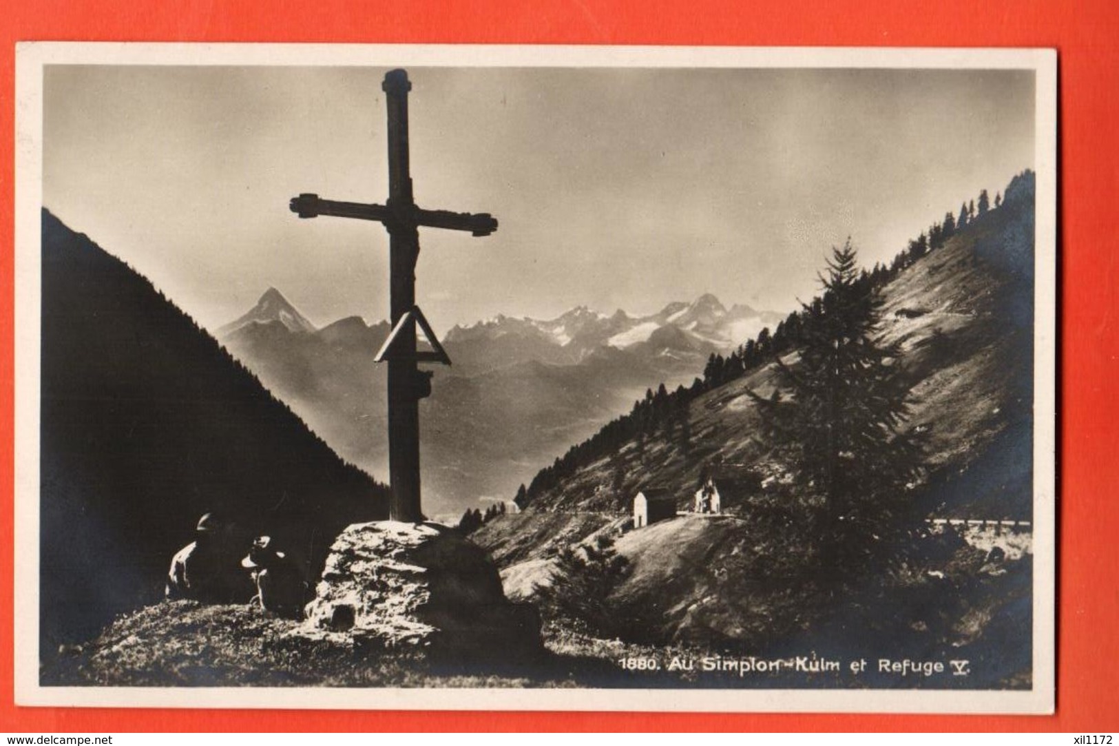 VAP-25 Simplon-Kulm Et Refuge. Croix.  SG 1880, Non Circulé - Simplon