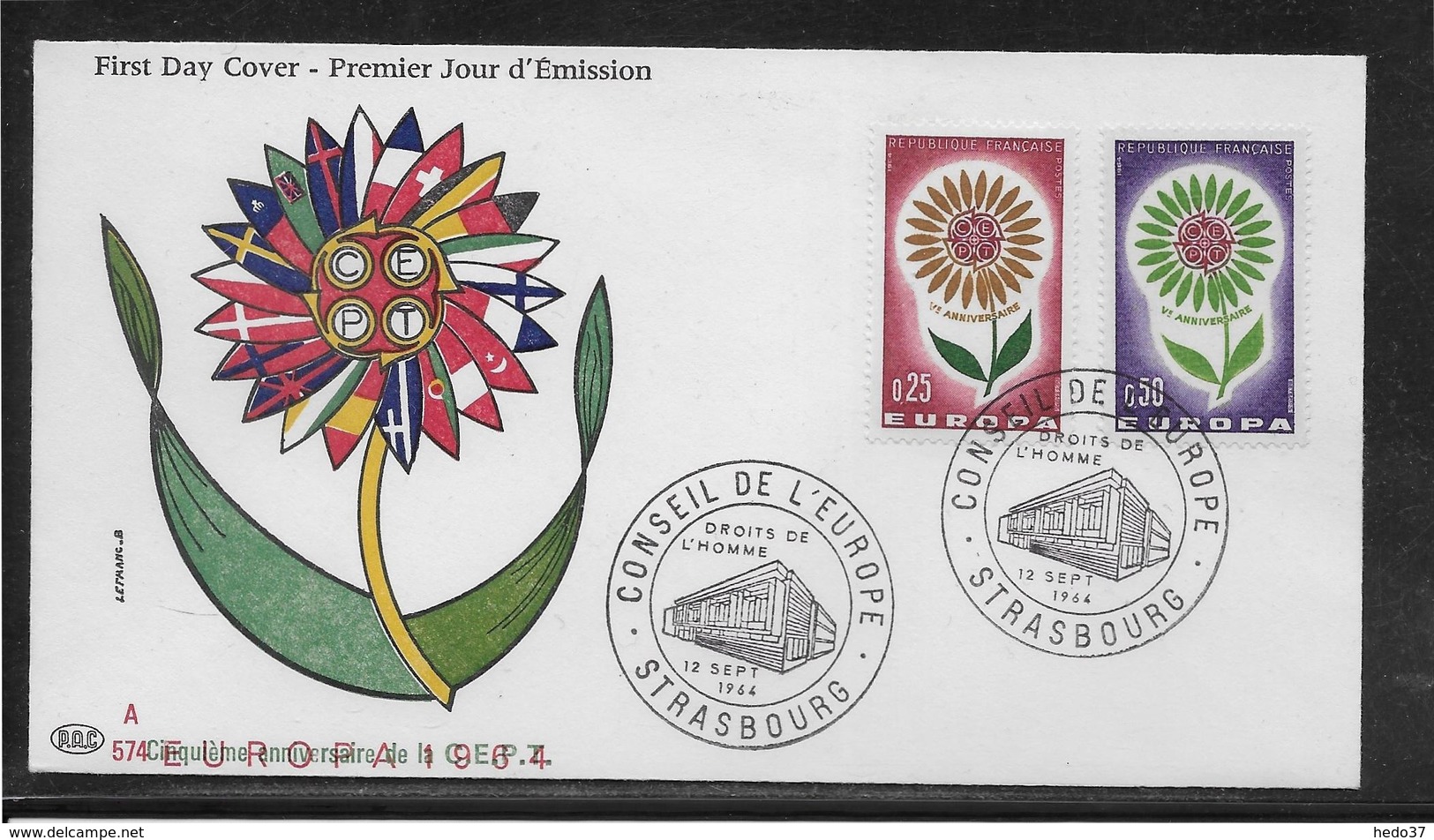 France - Europa 1964 - Document - 1964