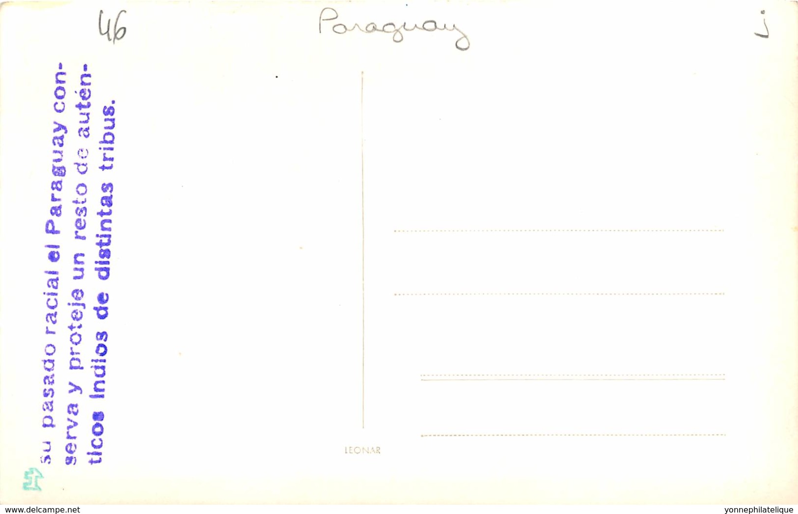 Paraguay - Ethnic / 46 - Indios - Paraguay