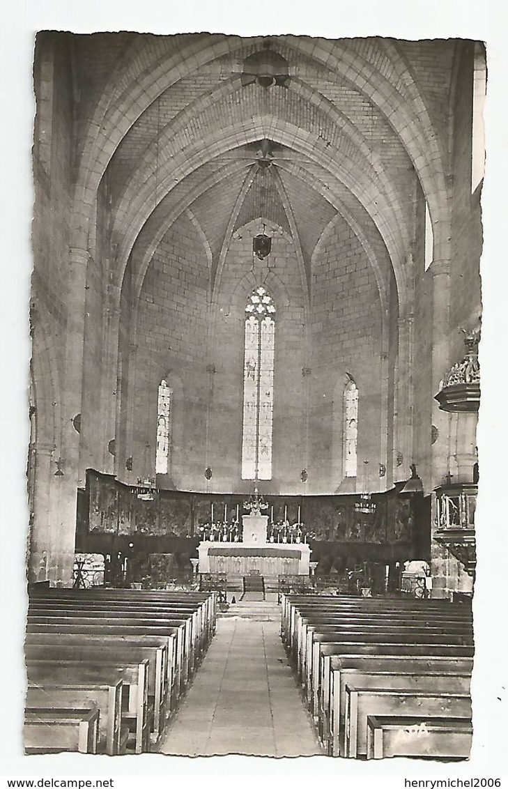 82 Montpezat De Quercy Intérieur De L'église - Montpezat De Quercy