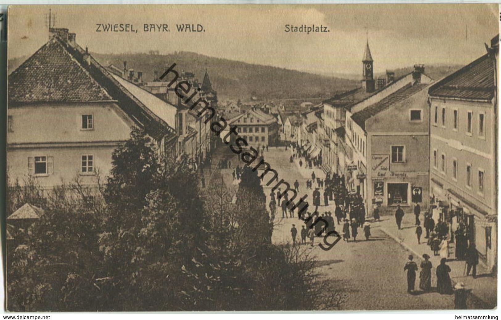 Zwiesel - Stadtplatz - Verlag Ludwig Pongratz Zwiesel - Zwiesel