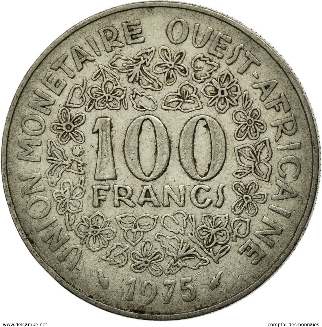 Monnaie, West African States, 100 Francs, 1975, Paris, TB+, Nickel, KM:4 - Costa De Marfil