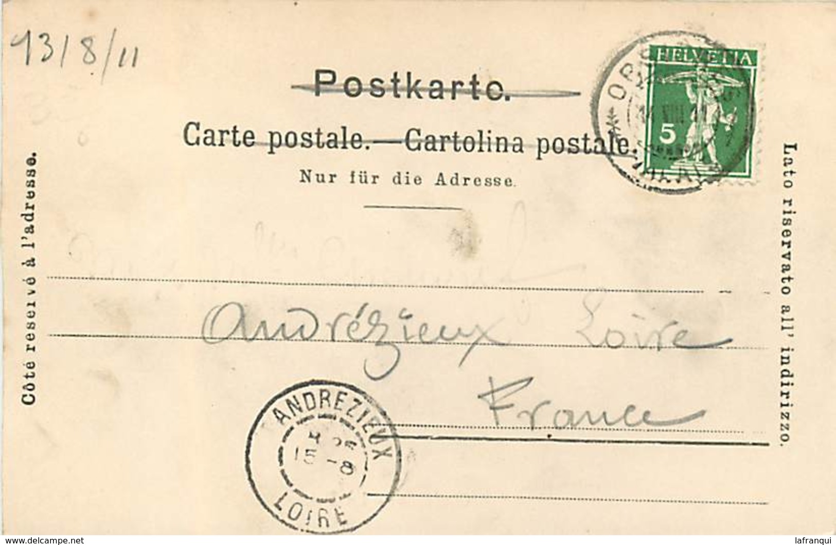 Suisse - Ref D686- Orsieres - La Dranse - Carte Bon Etat - - Orsières