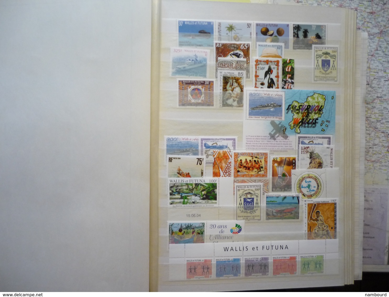 Collection avancée de timbres neufs de Wallis et Futuna du début des émissions à 2009