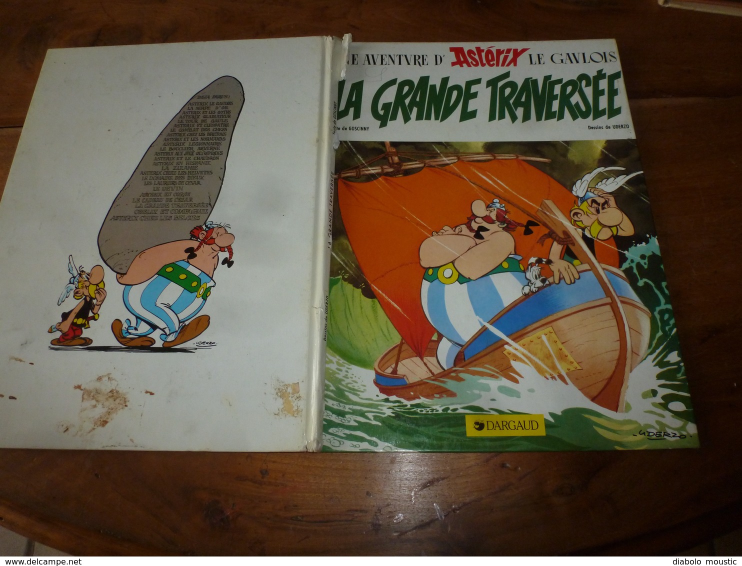 1984  Astérix  La Grande Traversée : Dépot Légal Mars 1984 -Imprimerie Du Narval 94400 Vitry-sur-Seine - Astérix