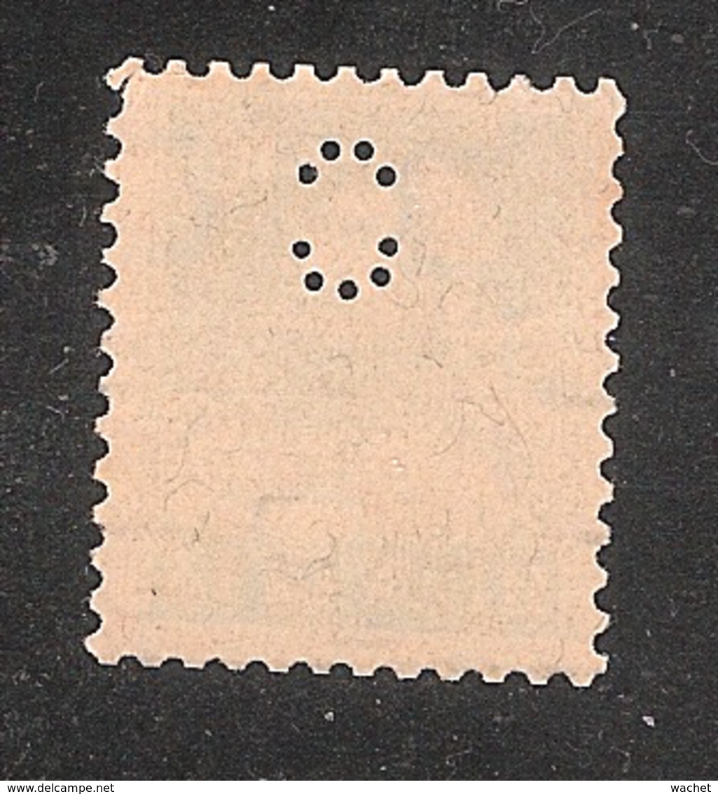 Perfin/perforé/lochung Switzerland No YT161 1921-1942 William Tell   Symbol  (d16) - Perfins