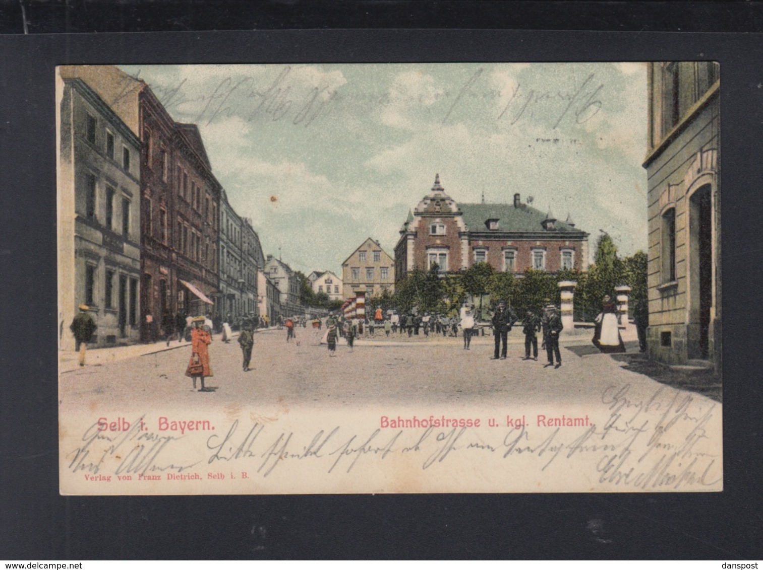 Bayern AK Selb Bahnhofstrasse1908 - Selb