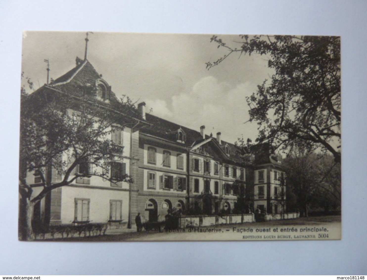 L'abbaye D'Hauterive - Façade Ouest Et Entrée Principale - Hauterive