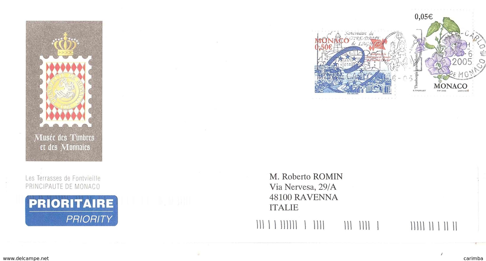 LETTERA X ITALY FIORI - Lettres & Documents