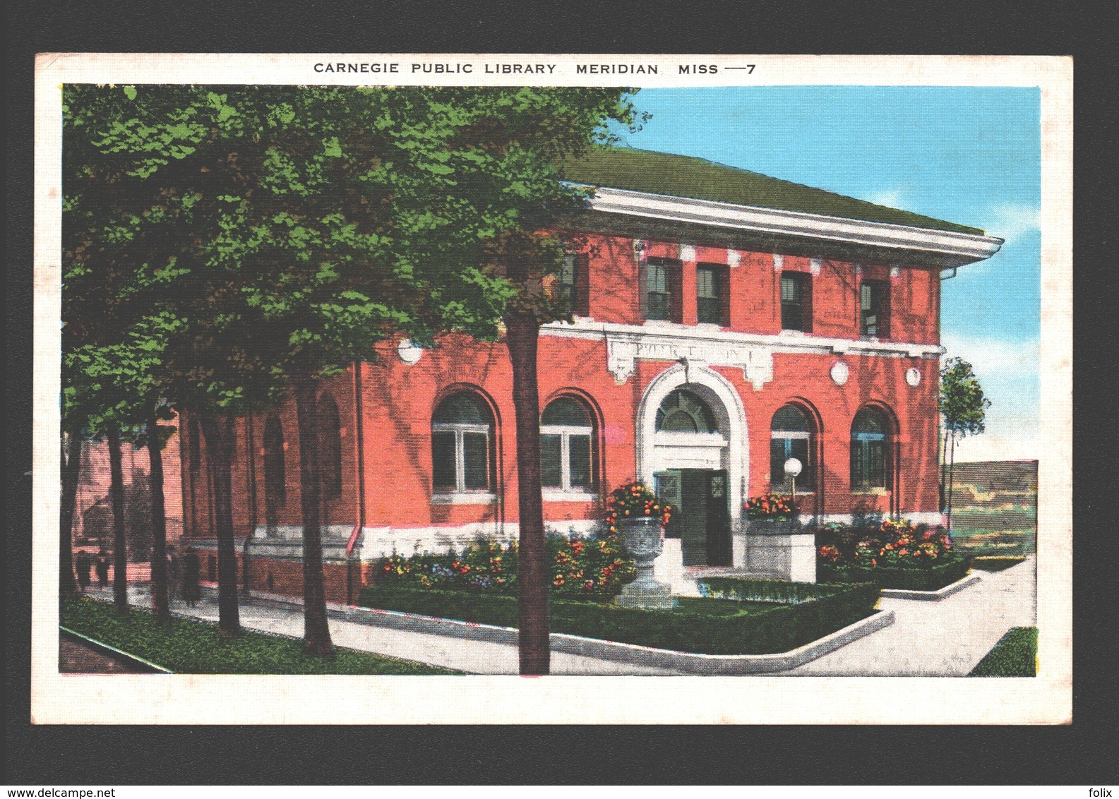 Meridian - Carnegie Public Library - Linen - Meridian