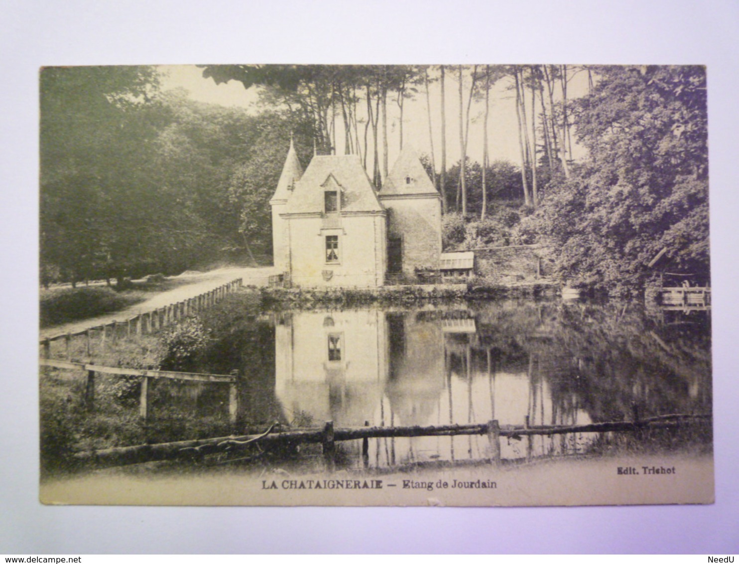 LA CHATAIGNERAIE  (Vendée)  :  ETANG De JOURDAIN   XXX - La Chataigneraie