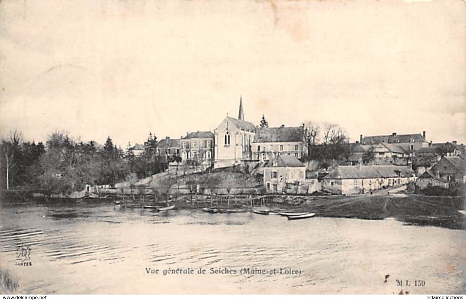 Seiches Sur Le Loir         49            Vue Générale      (voir Scan) - Seiches Sur Le Loir