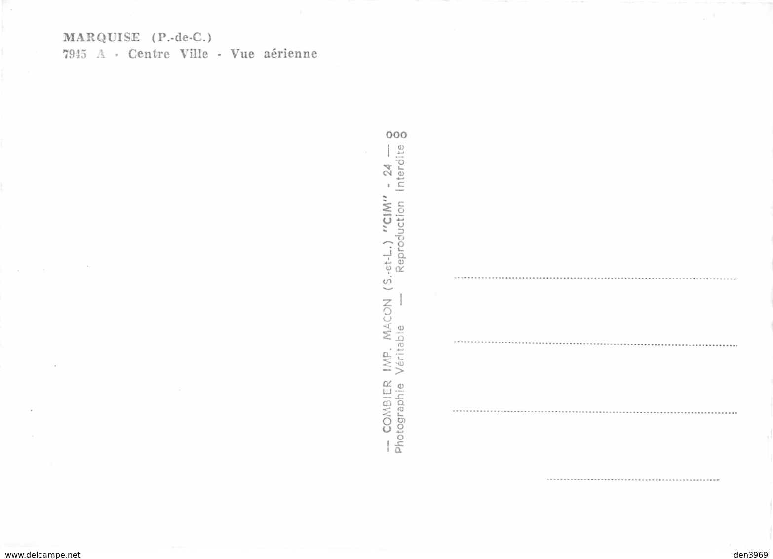 Marquise - Centre Ville - Vue Aérienne - Marquise