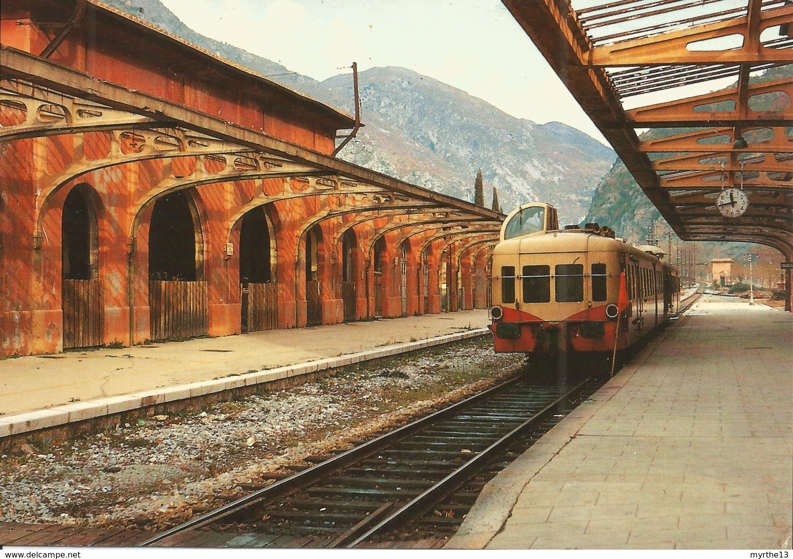 06 La Gare De Breil Sur Roya En 1962 - Breil-sur-Roya