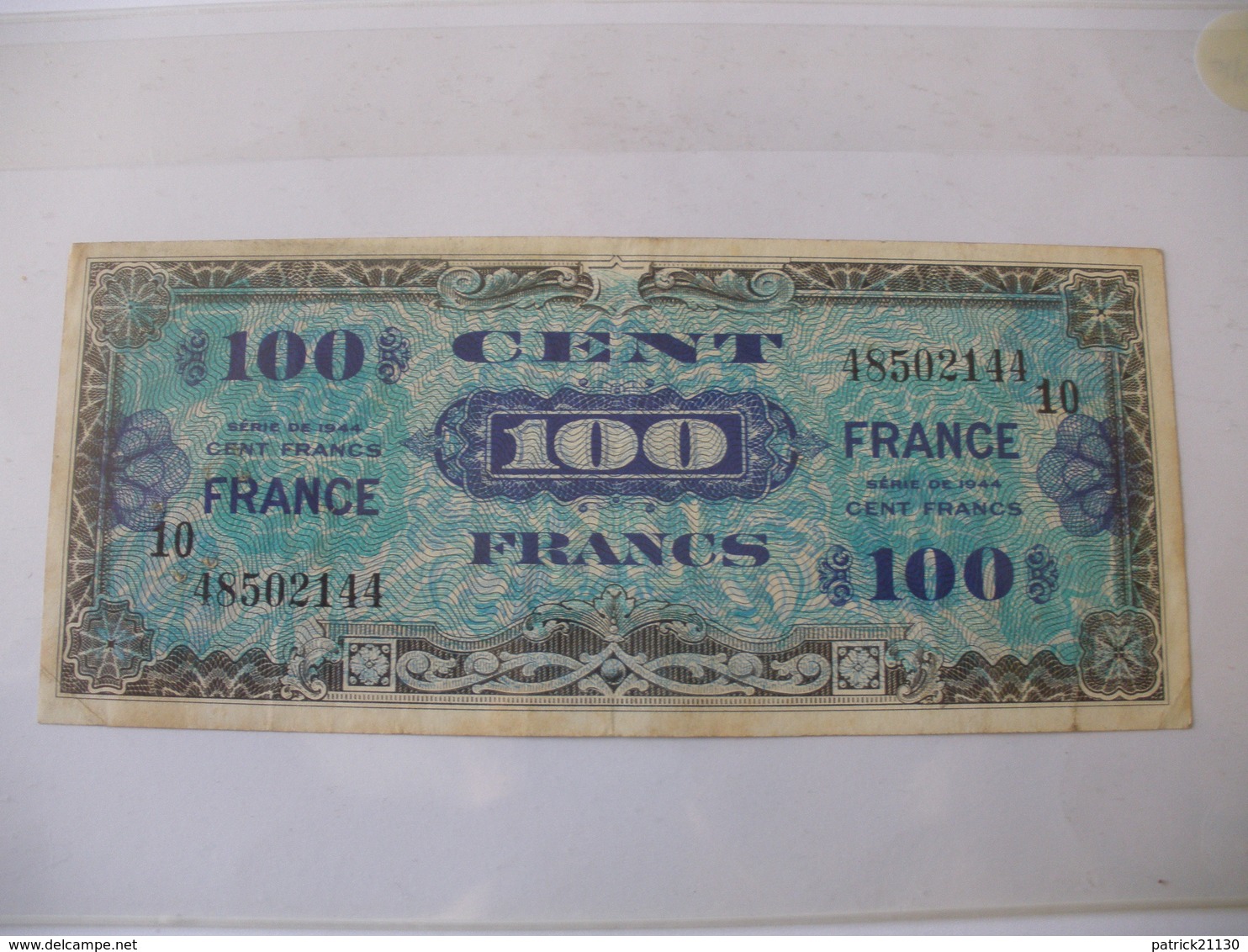 100 F FRANCE TYPE 1945 SERIE 10 - Other & Unclassified