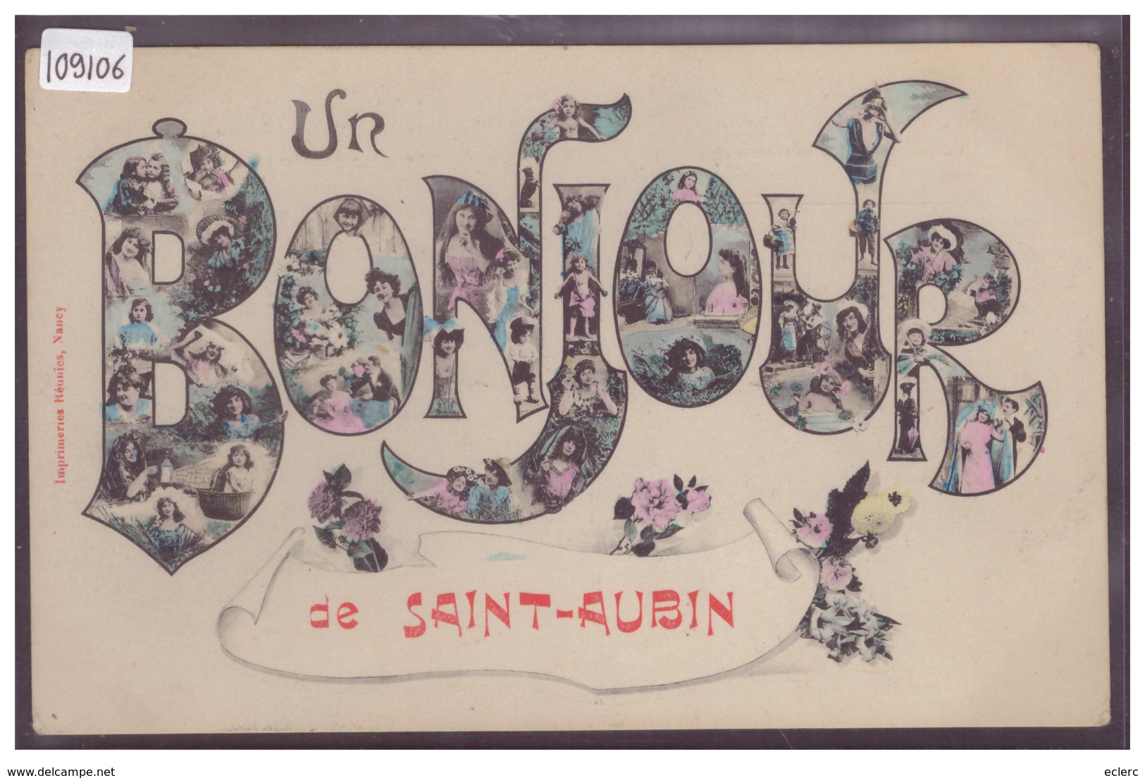 UN BONJOUR DE ST AUBIN - TB - Saint-Aubin/Sauges