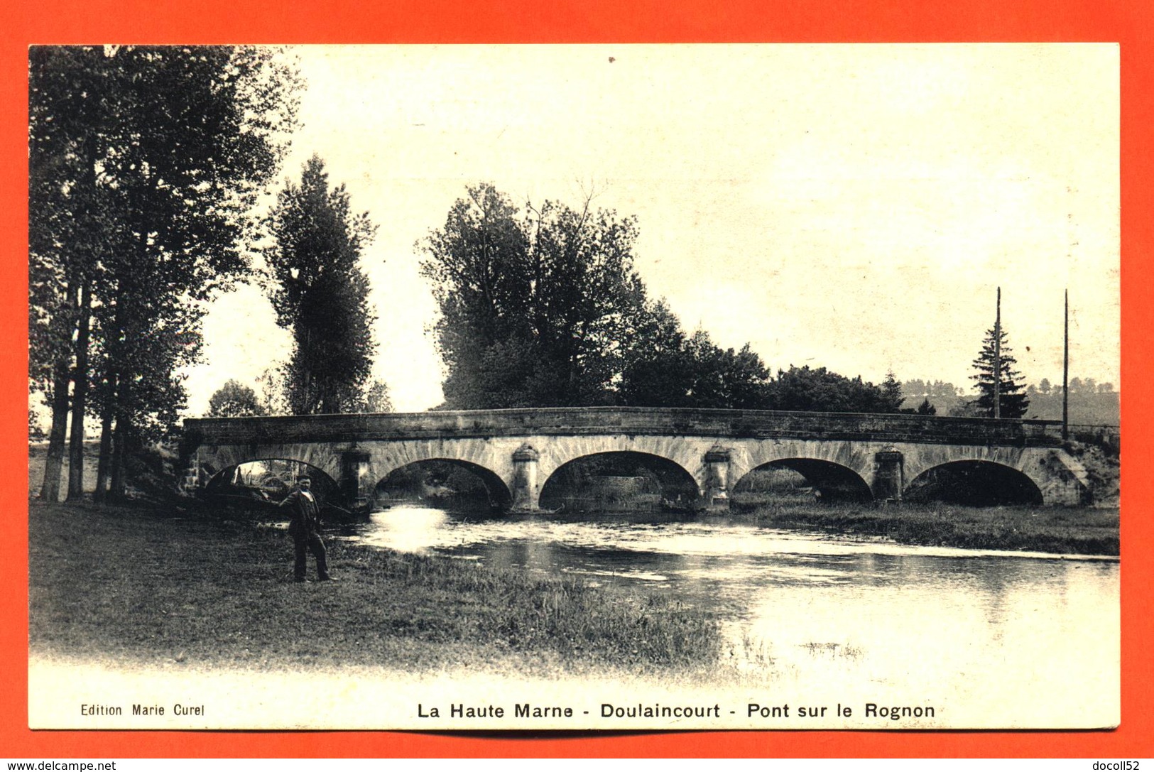 CPA 52 Doulaincourt  " Pont Sur Le Rognon " - Doulaincourt