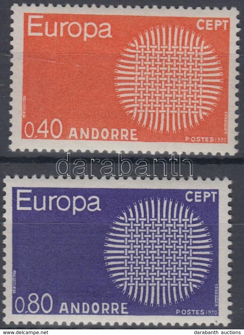 ** 1970 Europa CEPT Sor Mi 222-223 - Altri & Non Classificati