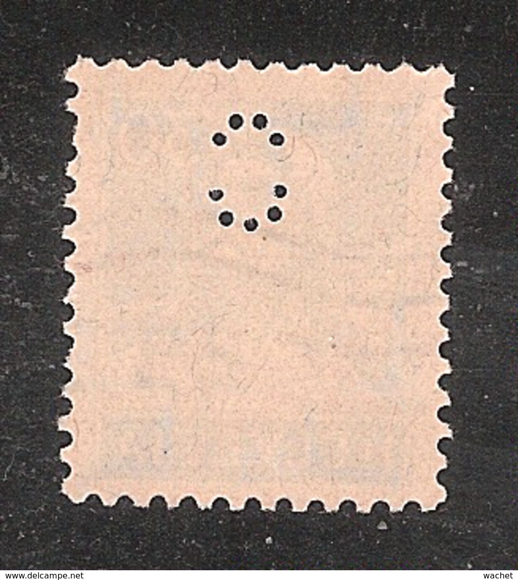 Perfin/perforé/lochung Switzerland No YT205 1924-1942 William Tell  Symbol  (d16) - Perforadas