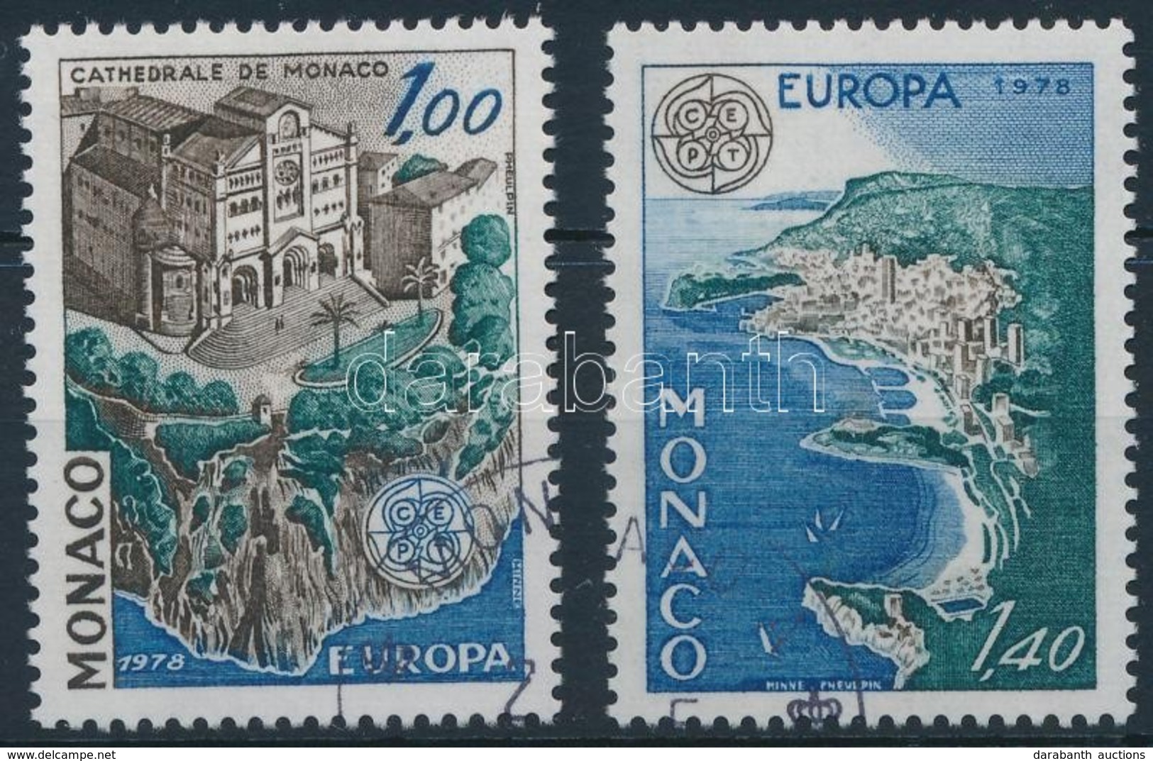 O 1978 Europa CEPT Sor Mi 1319-1320 + Blokk Mi 12 - Andere & Zonder Classificatie