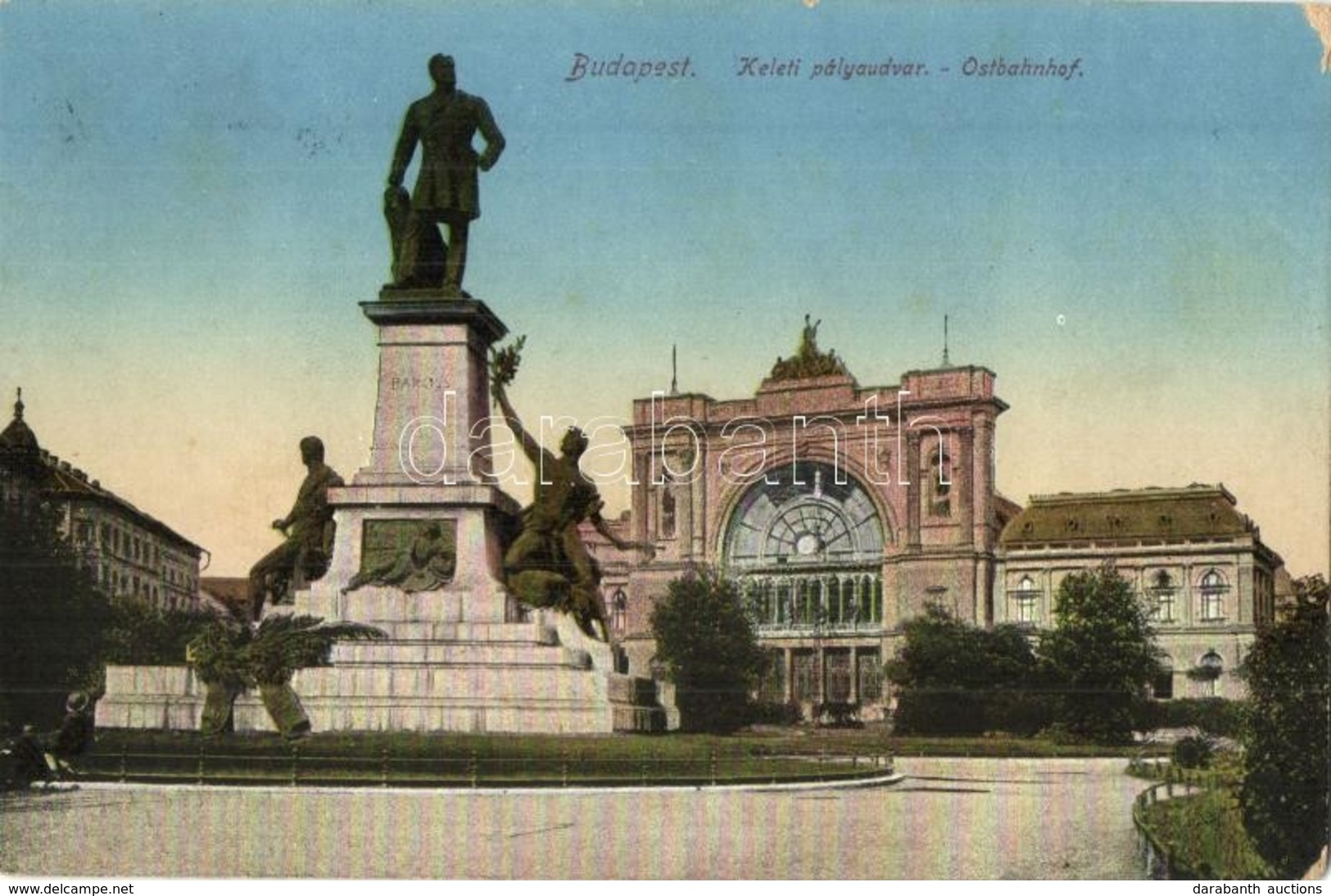 T2/T3 1916 Budapest VII. Keleti Pályaudvar, Baross Szobor (EB) - Zonder Classificatie