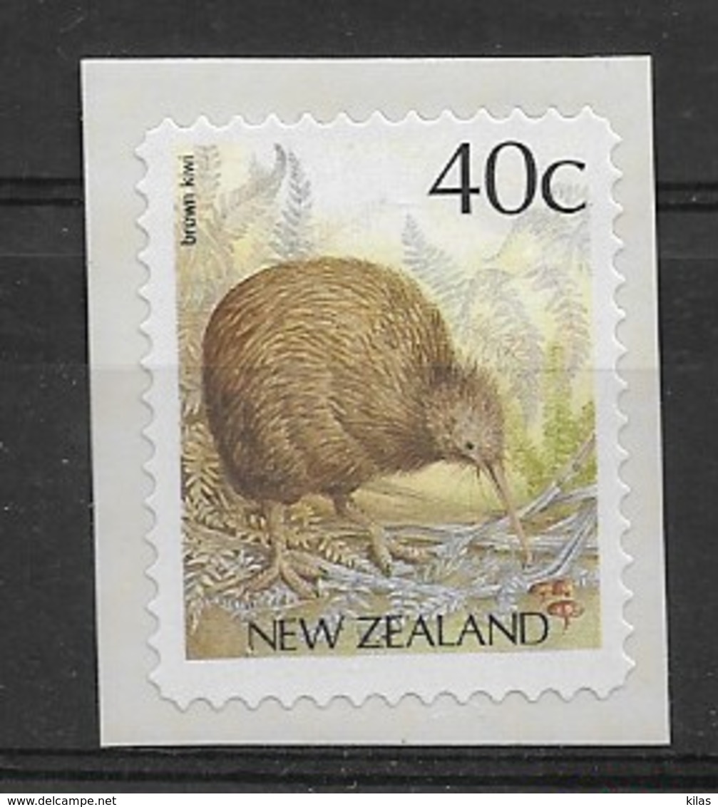 NEW ZEALAND 1991  Birds Adhesive - Schwalben