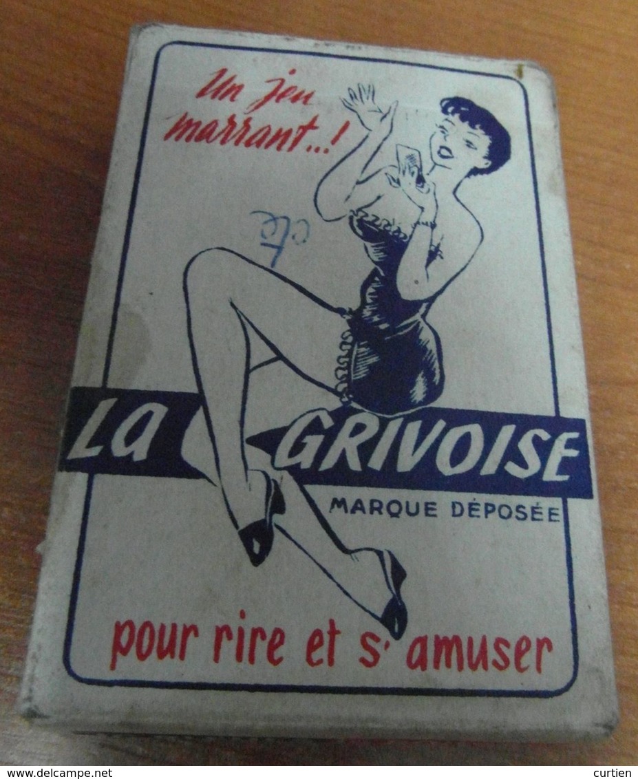 JEU De 32 CARTES  COQUINES . La Grivoise . 16 Questions + 16 Réponses . Voir 4 Photos . - 32 Karten