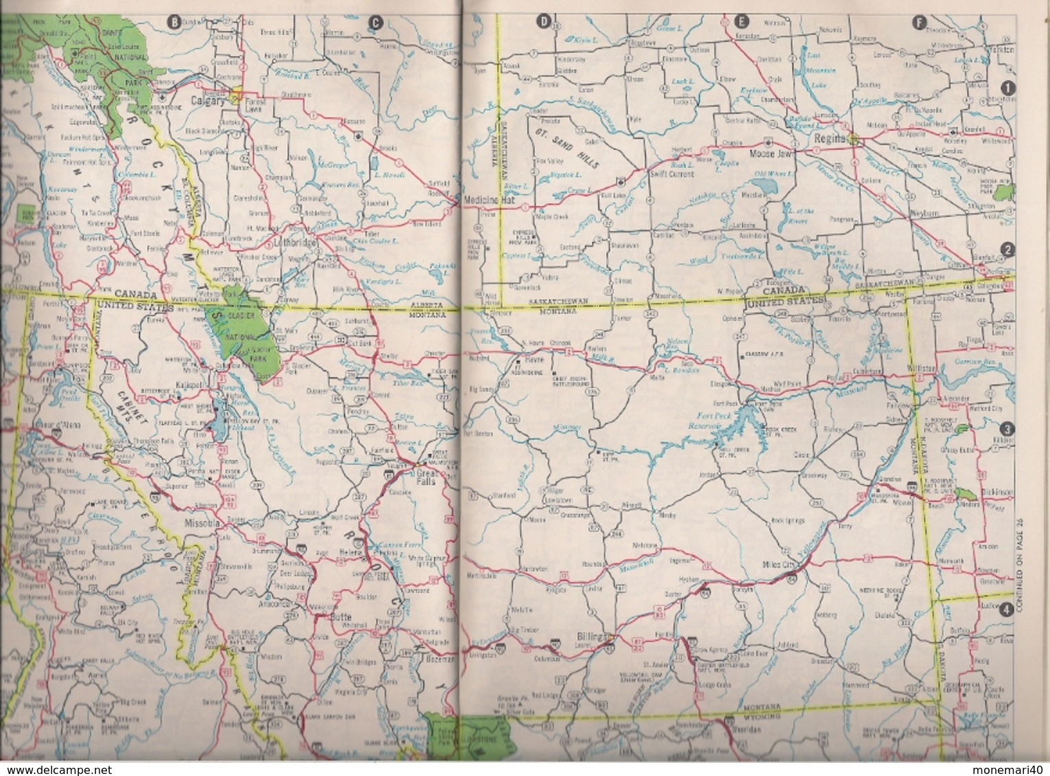 U.S.A. - CANADA - MEXICO (ROAD ATLAS) CARTES ROUTIÈRES - SPECIAL FEATURE - DETAILED WORLD'S FAIR MAP - HAMMOND.