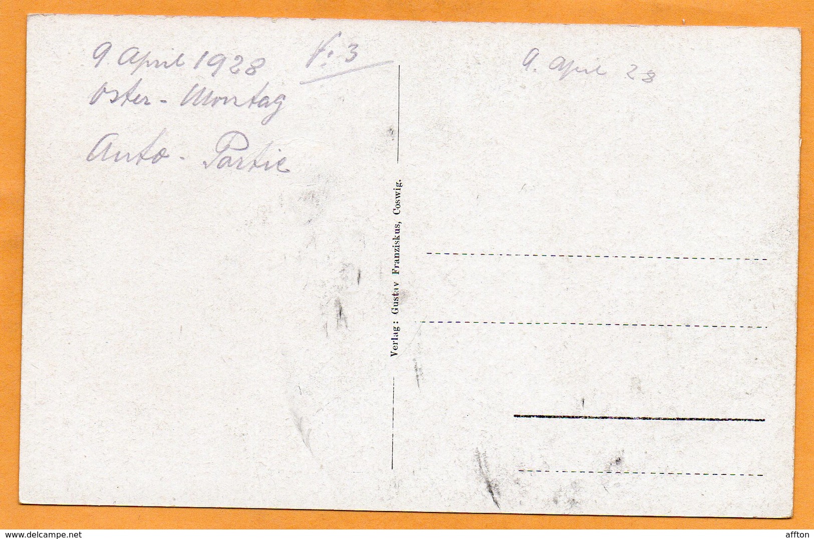 Coswig 1910 Postcard - Coswig