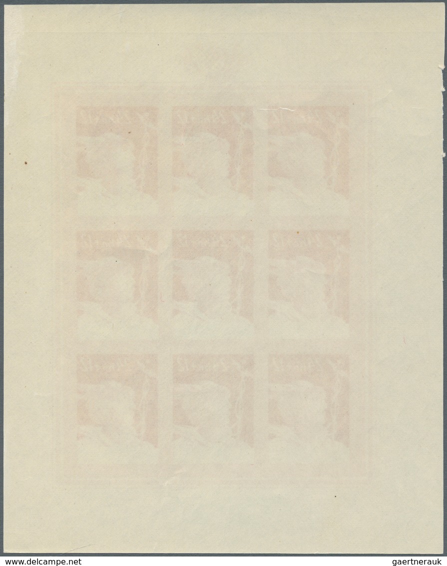 Kroatien: 1944, Officials of the post office and the railway 16 k. - 32 k., each five imperforated s