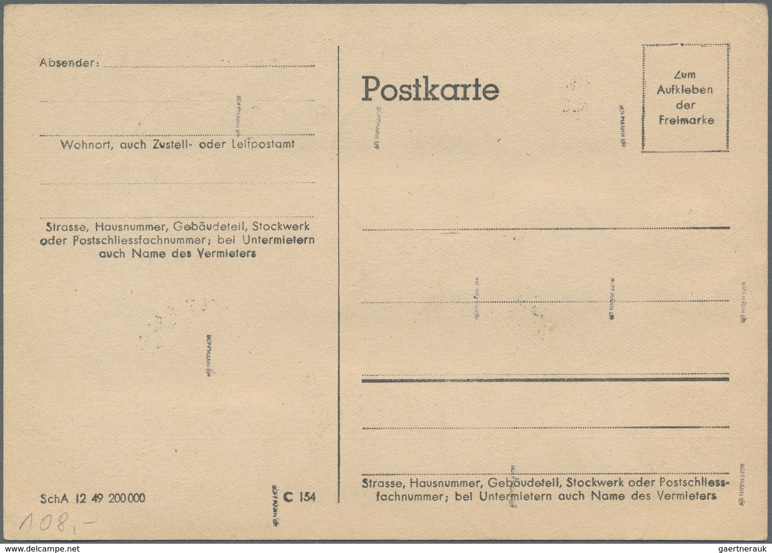 Saarland (1947/56): 1950, Volkshilfe 8 Bis 25 Franc Zusammen Mit Einigen Freimarken Blankoentwertet - Neufs