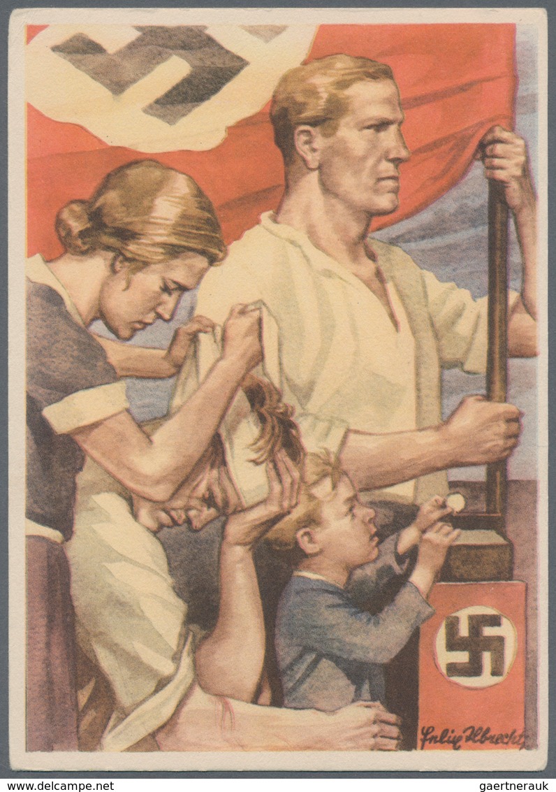 Ansichtskarten: Propaganda: 1931 Original, Early, NSDAP Party Donation Propaganda Card From Felix Al - Parteien & Wahlen