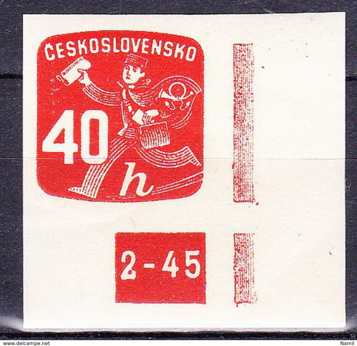 ** Tchécoslovaquie 1945 Mi 486 (Yv TPJ 32), (MNH) - Zeitungsmarken