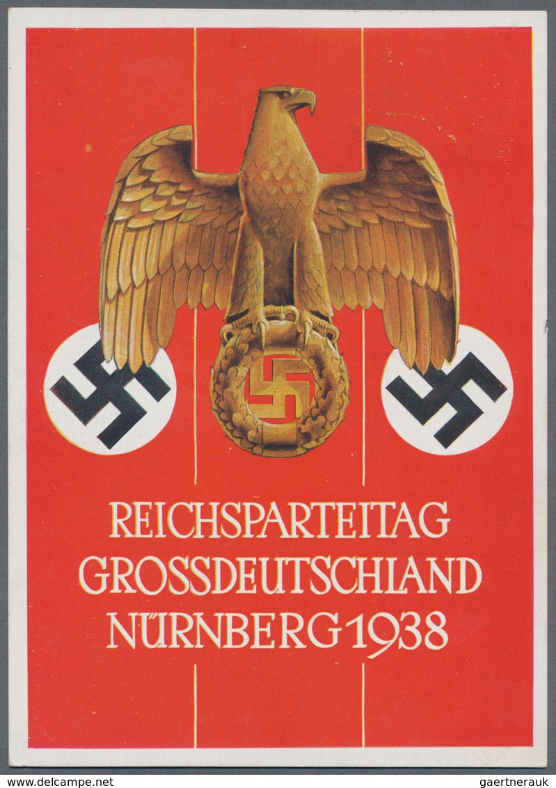 Ansichtskarten: Propaganda: 1938. Propaganda Card For The 1938 Nürnberg Reichsparteitag / Nuremberg - Parteien & Wahlen