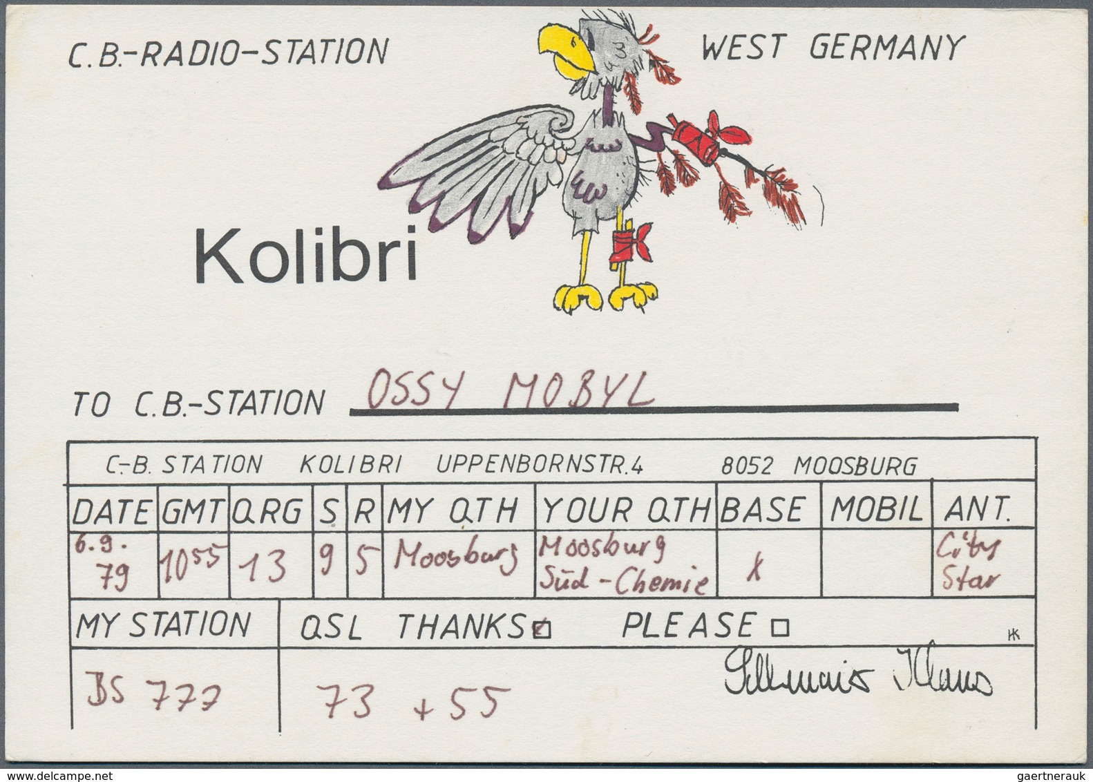 Ansichtskarten: Motive / Thematics: AMATEURFUNK / QSL, Schachtel Mit Etwa 500 QSL-Karten (Mit Dem Ve - Autres & Non Classés