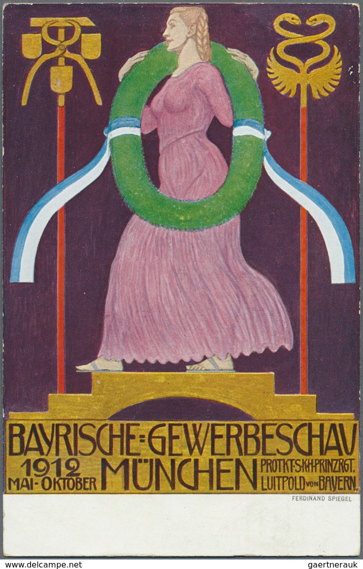 Ansichtskarten: Motive / Thematics: AUSSTELLUNGEN, Ca. 1910/20, Lot Mit 30 Karten, Dabei Jagdaustell - Autres & Non Classés