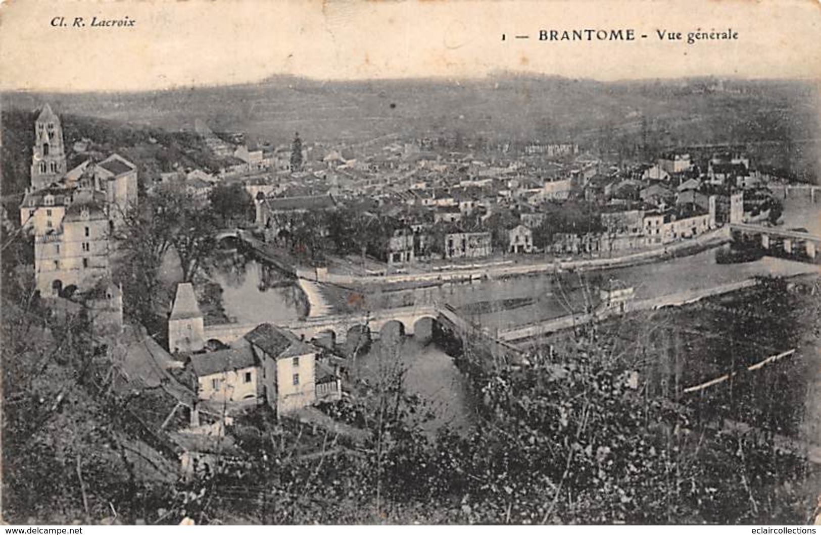 Brantome           24         Vue Générale                                  (voir Scan) - Brantome