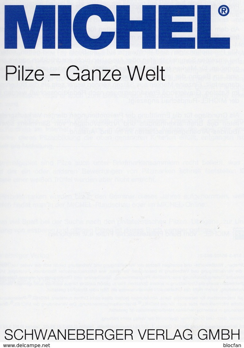 Motive Pilze 1.Auflage MICHEL 2018 Neu 70€ Stamps Catalogue Flora Mushrooms Of All The World ISBN 978-3-95402-263-2 - Algemene Kennis