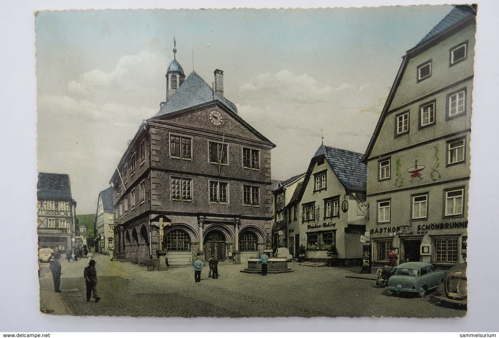 (11/1/31) Postkarte/AK "Lohr Am Main" Rathaus - Lohr