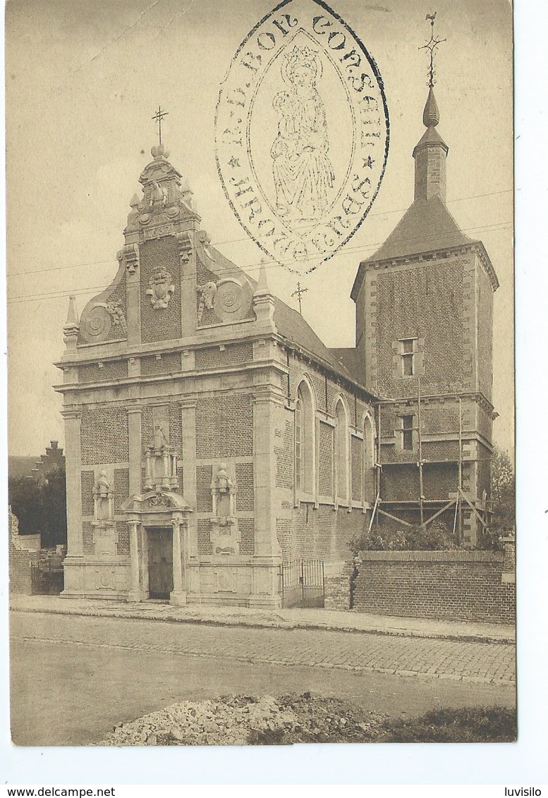 Arquennes Le Sanctuaire Notre Dame Du Bon Conseil ( La Chapelle En Réfection - échafaudages ) - Seneffe