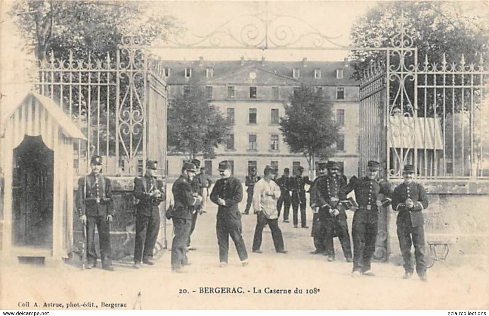 Bergerac        24             Caserne Du 108 Eme Régiment D'Infanterie  2   (voir Scan) - Bergerac