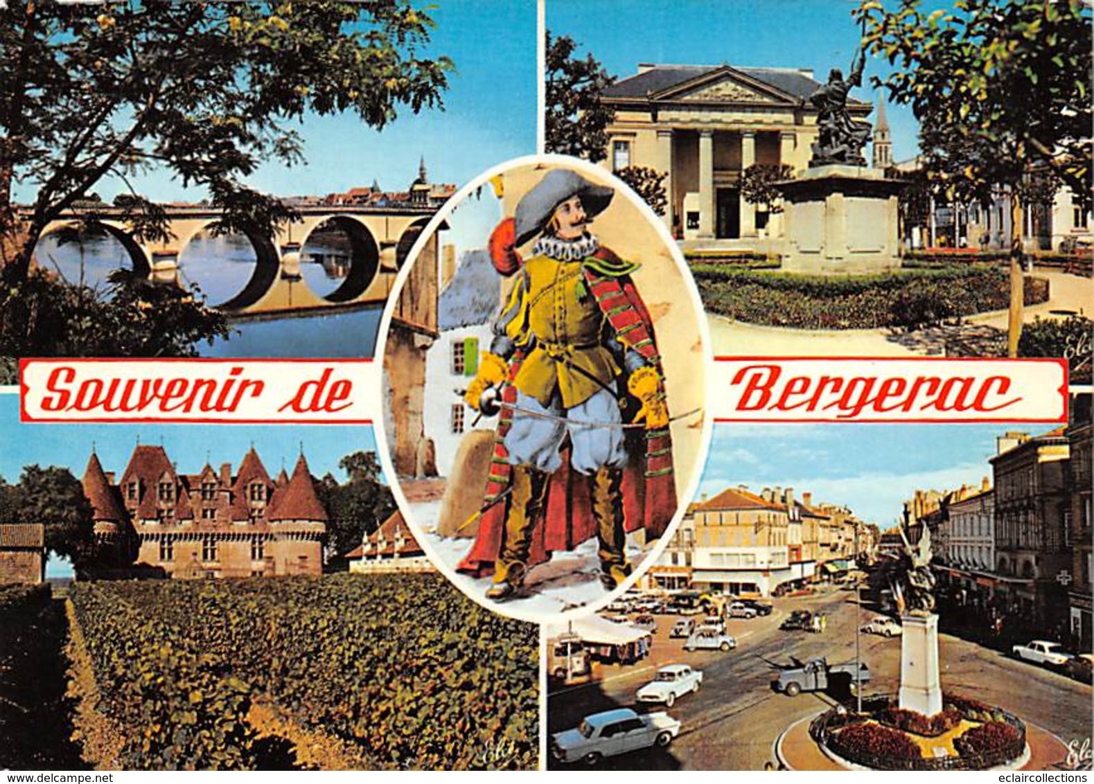 Bergerac        24        Souvenir De... Multivues    Dont Cyrano 10x15   (voir Scan) - Bergerac