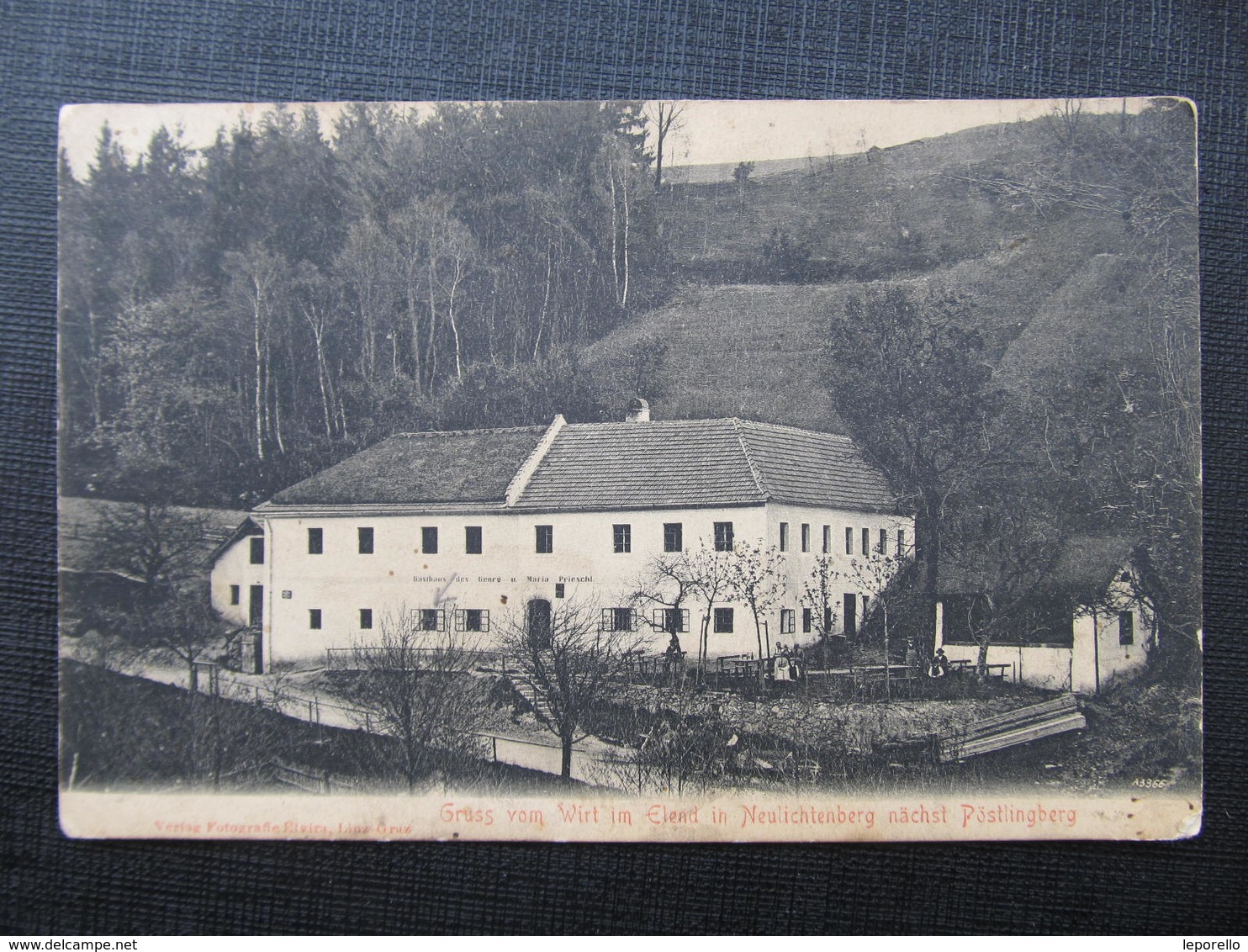 AK GRAMASTETTEN Neulichtenberg Wirt Im Elend Pöstlingberg 1909  ///  D*36499 - Linz Urfahr